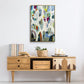 Interaction - Floater Framed Canvas Print