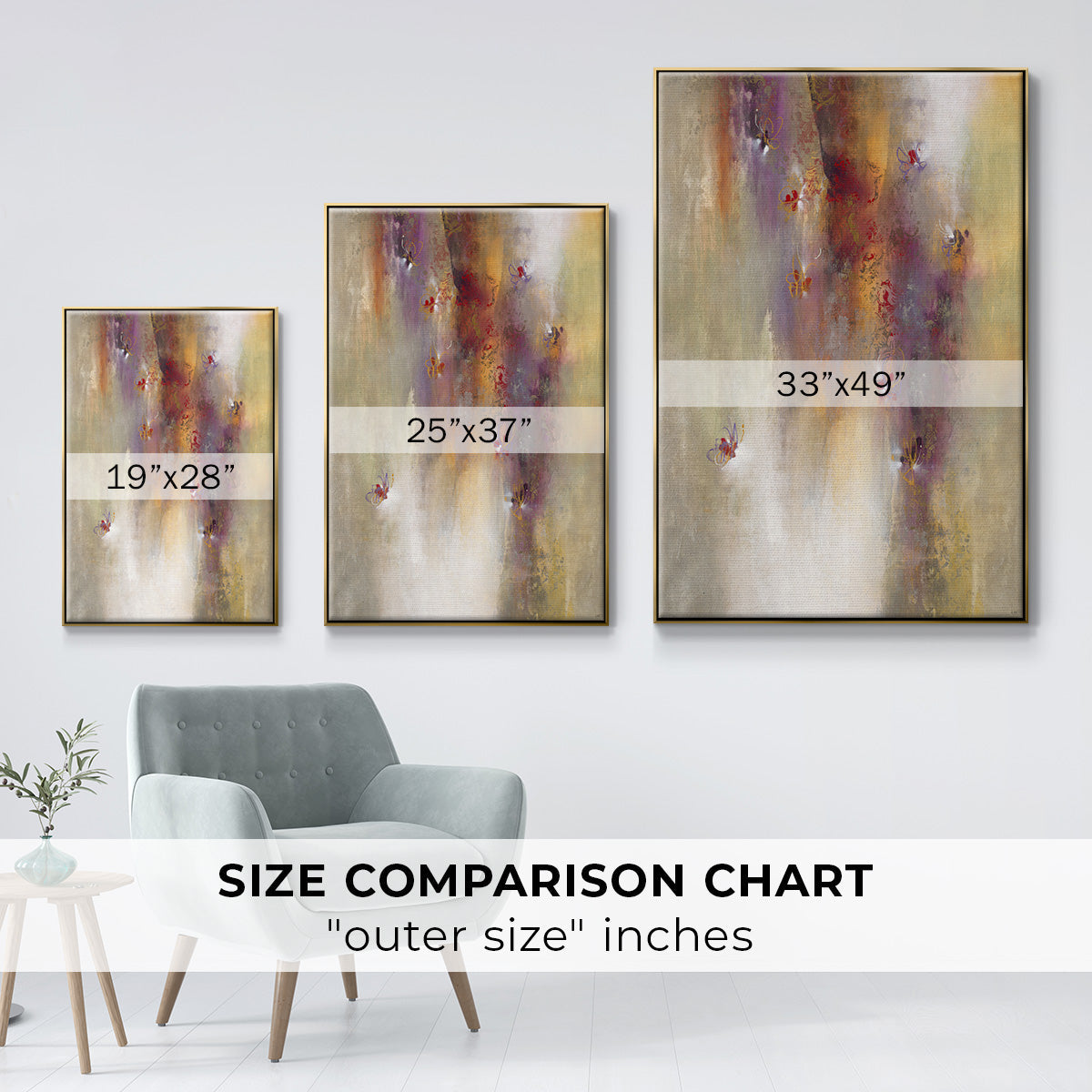 Scarlet Summer - Floater Framed Canvas Print