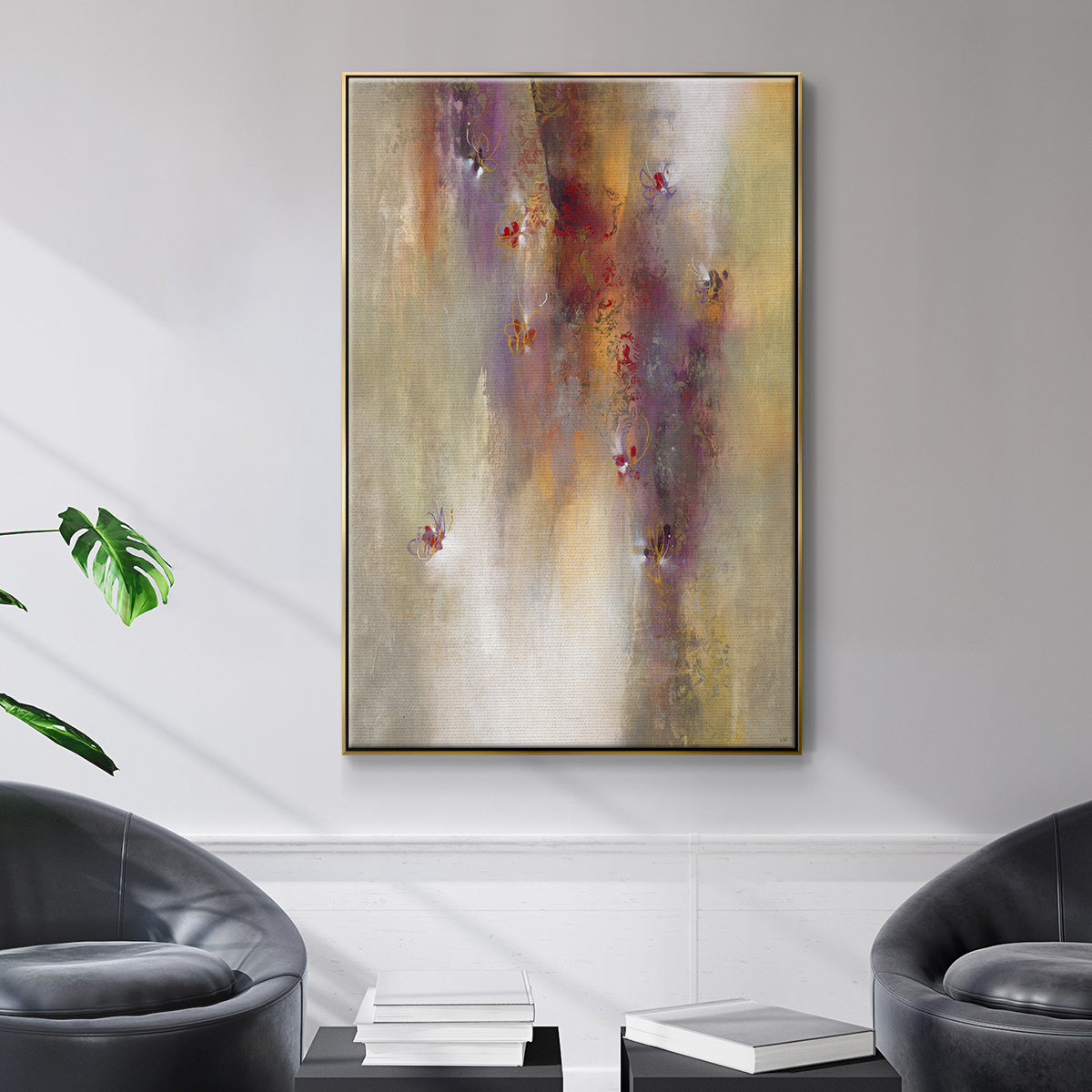 Scarlet Summer - Floater Framed Canvas Print