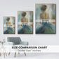 Lady in Blue - Floater Framed Canvas Print