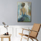 Lady in Blue - Floater Framed Canvas Print