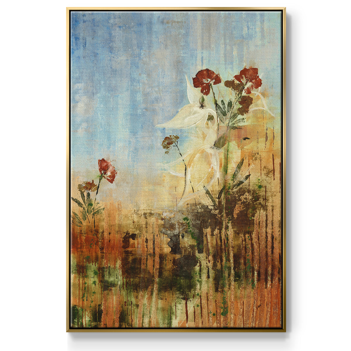 Dedicated to Spring - Floater Framed Canvas Print