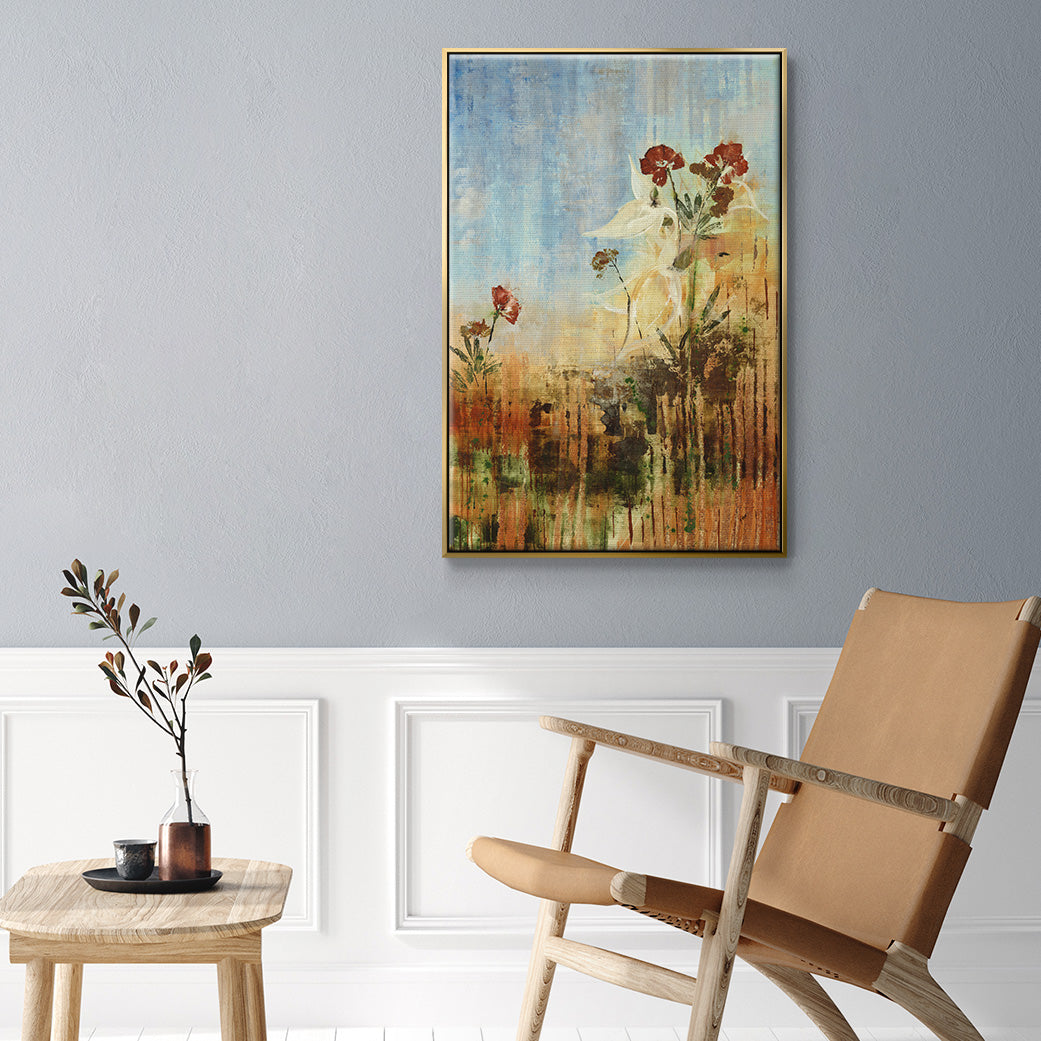 Dedicated to Spring - Floater Framed Canvas Print