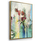 Celebration I - Floater Framed Canvas Print