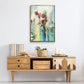 Celebration I - Floater Framed Canvas Print
