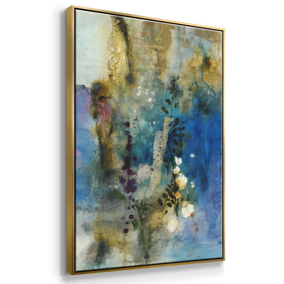 Immerge I - Floater Framed Canvas Print