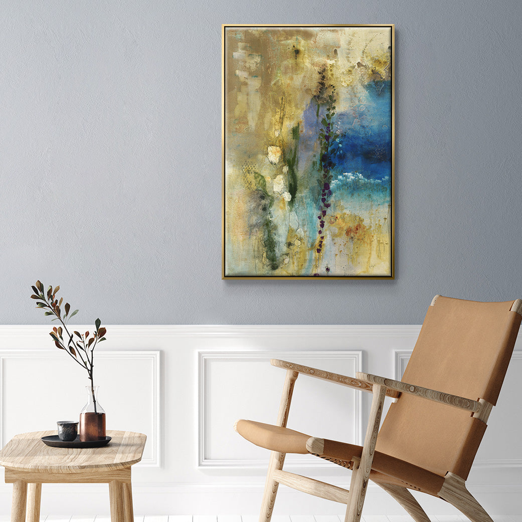 Immerge II - Floater Framed Canvas Print