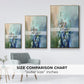 Current Air II - Floater Framed Canvas Print