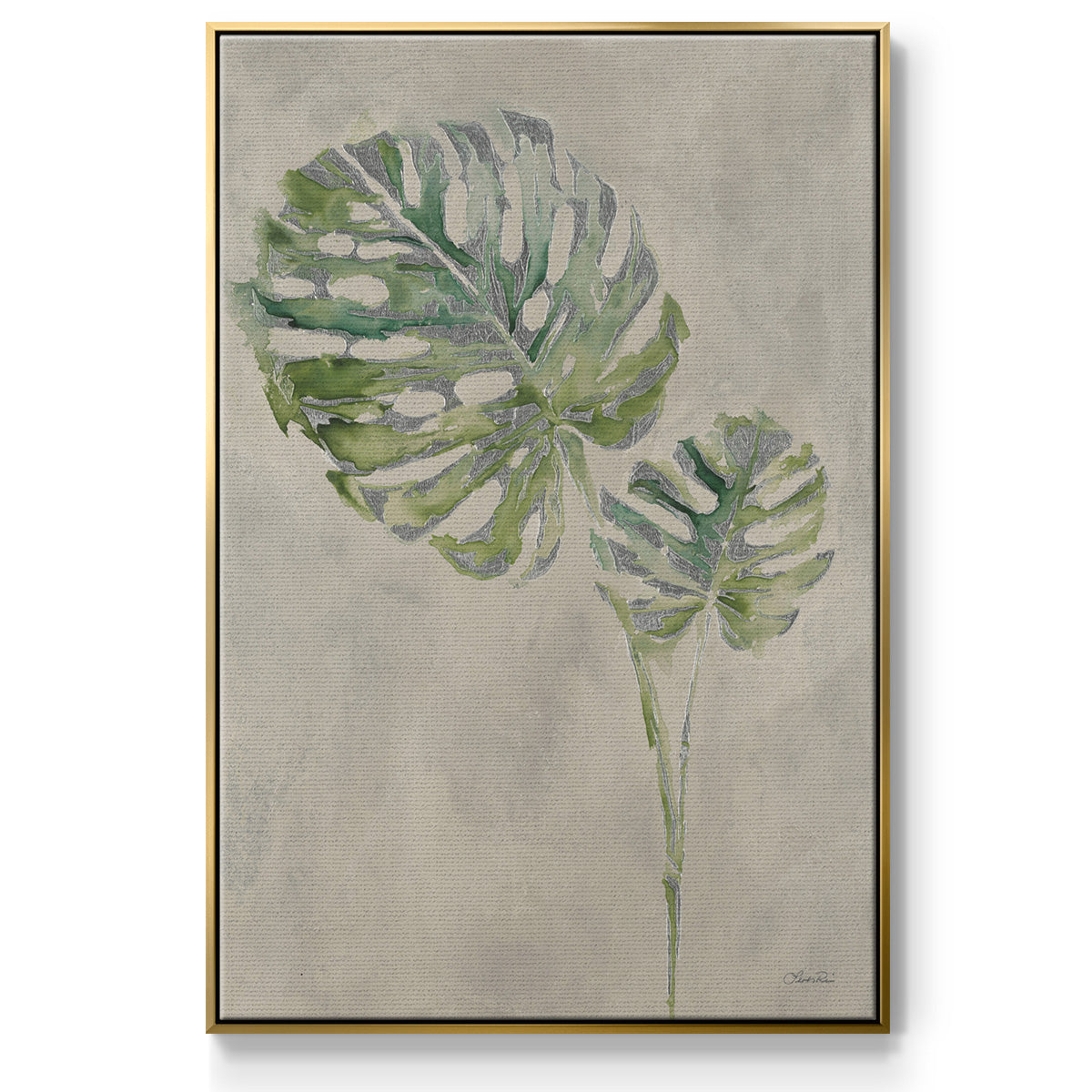 Fresh Unfolds III - Floater Framed Canvas Print