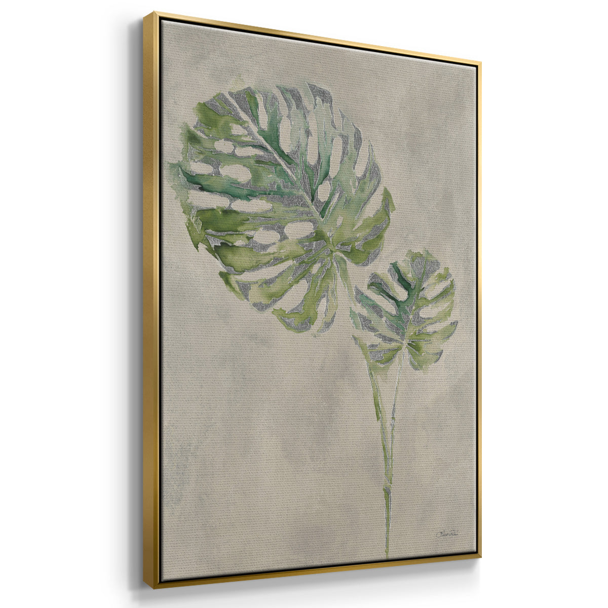 Fresh Unfolds III - Floater Framed Canvas Print