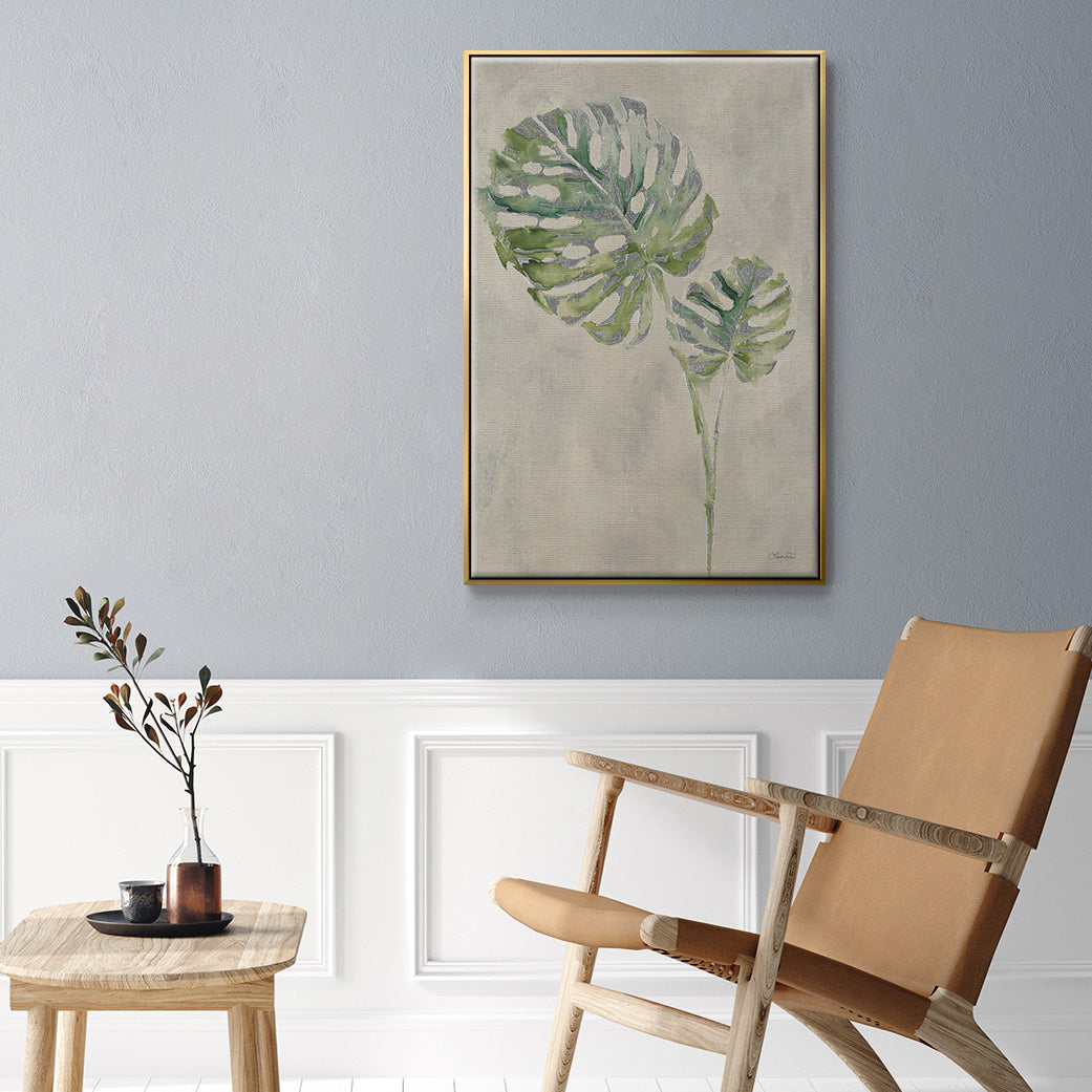 Fresh Unfolds III - Floater Framed Canvas Print