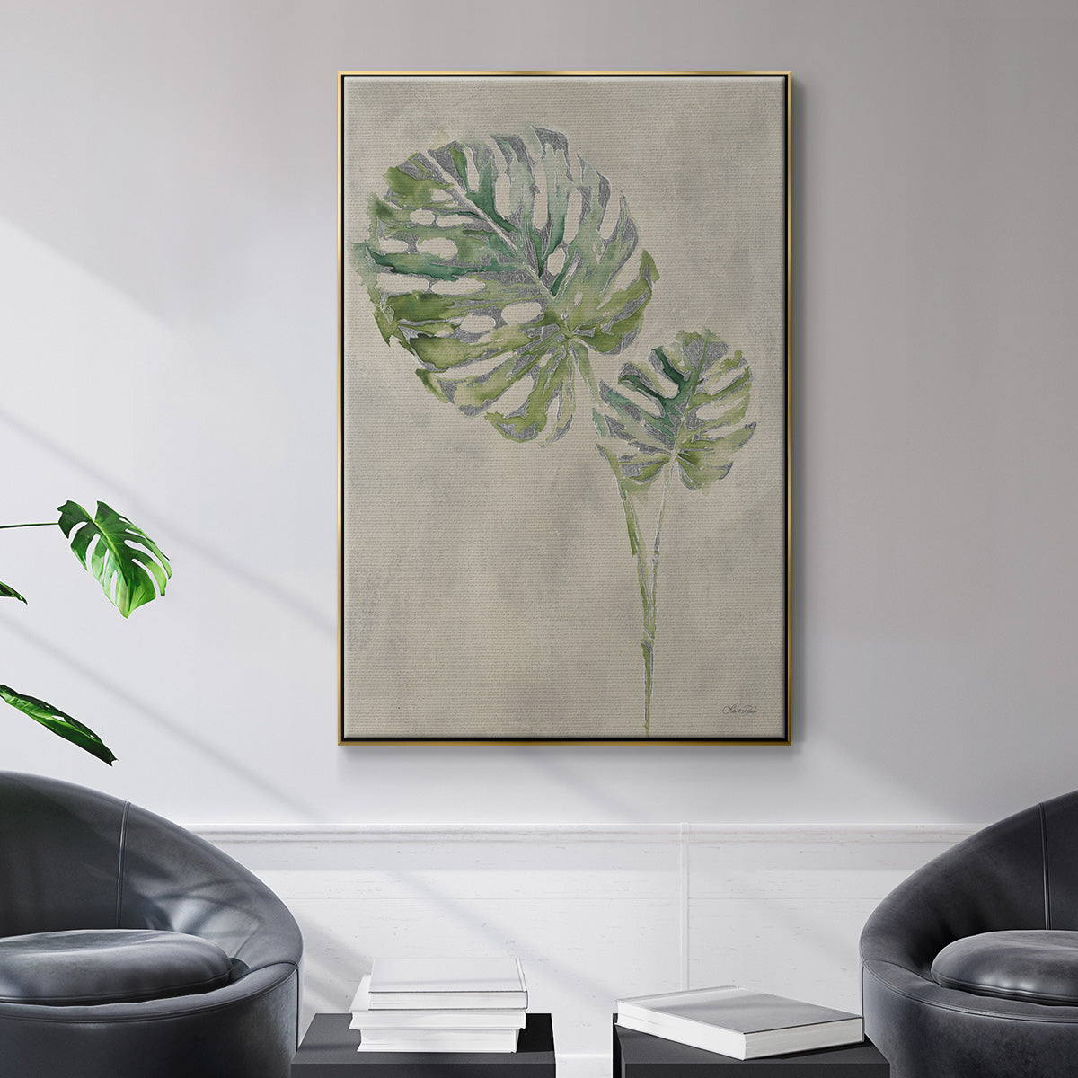 Fresh Unfolds III - Floater Framed Canvas Print