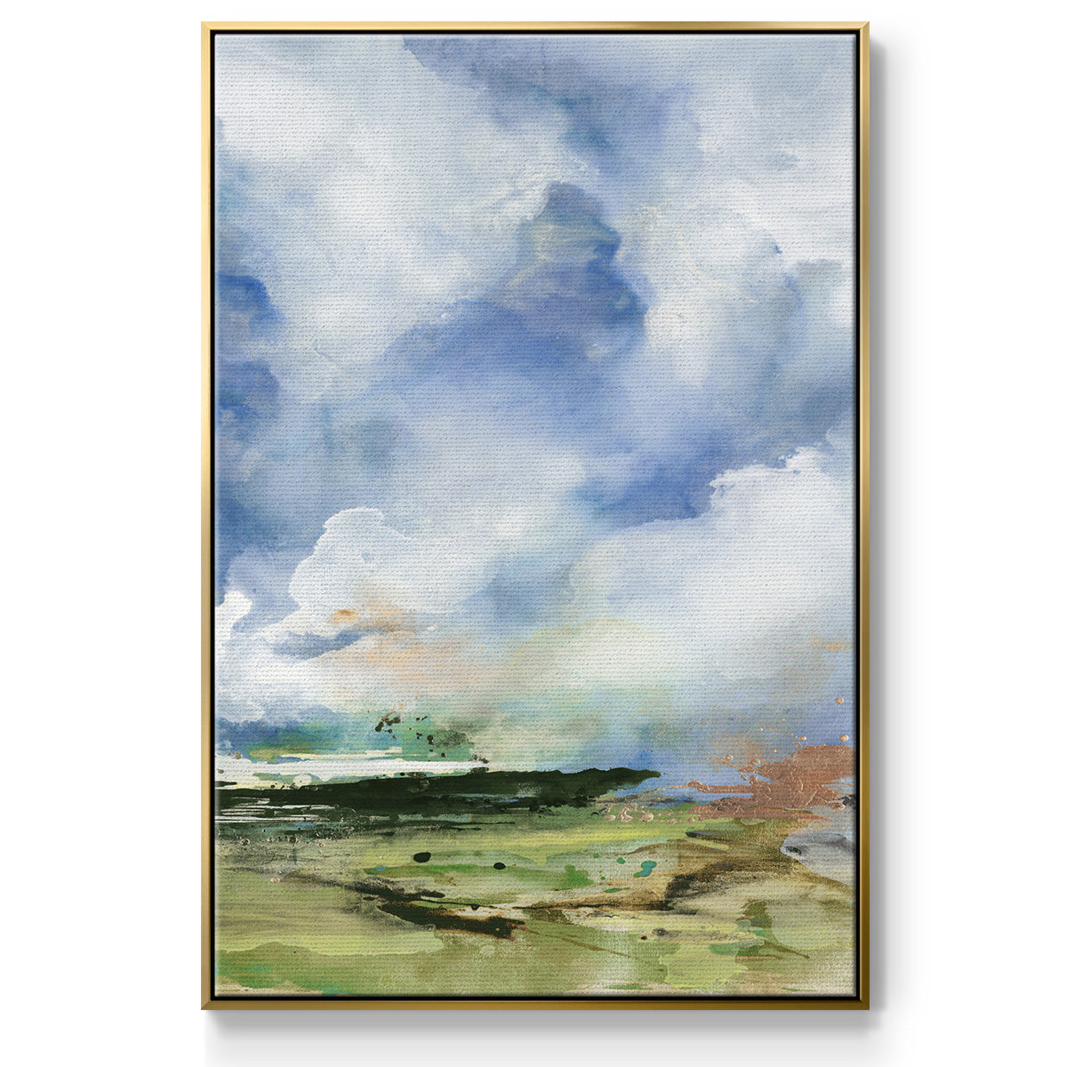 Spring Air II - Floater Framed Canvas Print