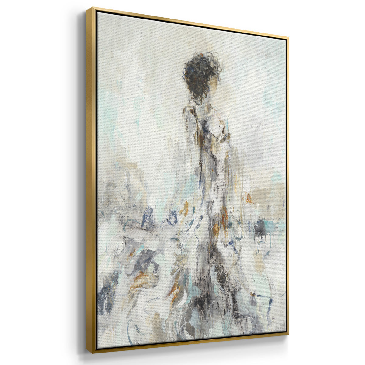 Romantic Reflection II - Floater Framed Canvas Print