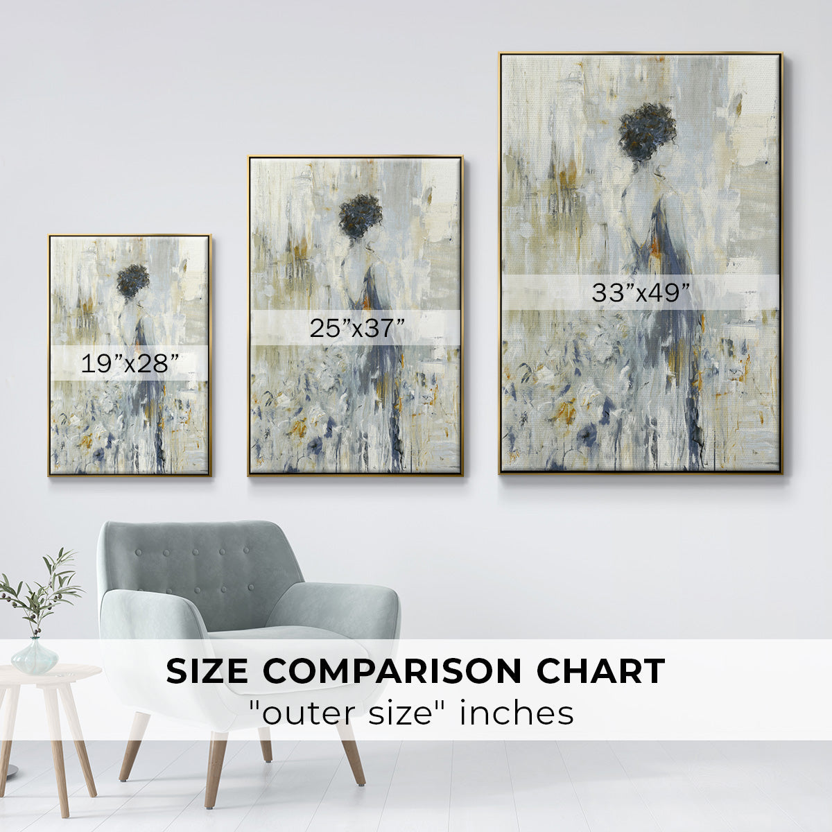 Fond Reflections - Floater Framed Canvas Print