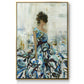 Fluid Beauty - Floater Framed Canvas Print