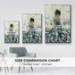 Fluid Beauty - Floater Framed Canvas Print