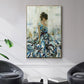 Fluid Beauty - Floater Framed Canvas Print