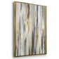 Color Ripple - Floater Framed Canvas Print