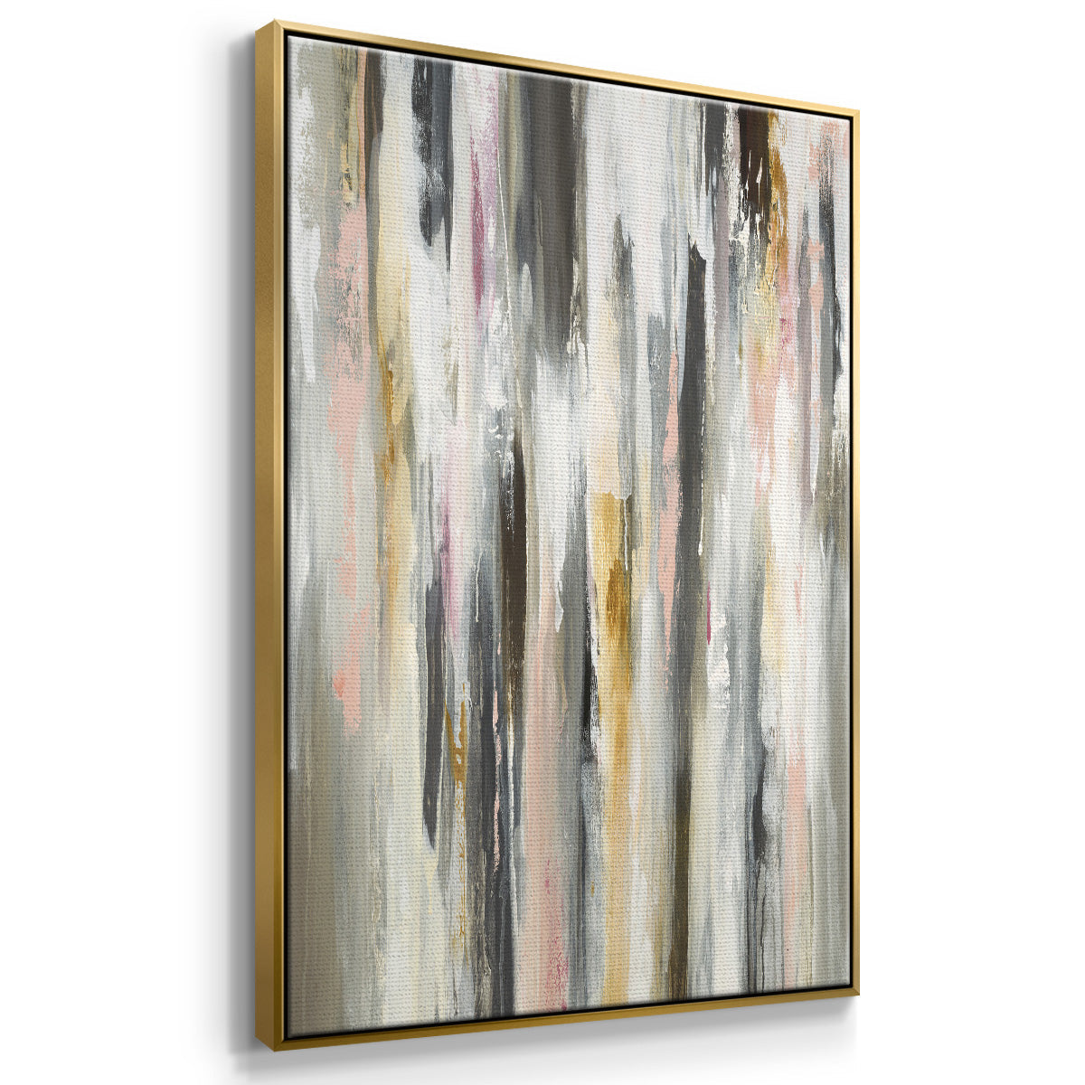 Color Ripple II - Floater Framed Canvas Print
