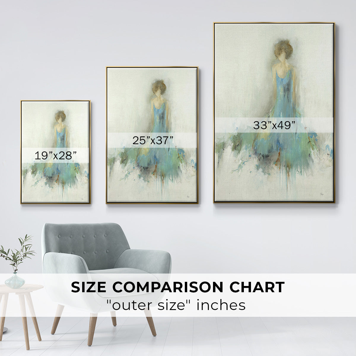 Reflection on You - Floater Framed Canvas Print