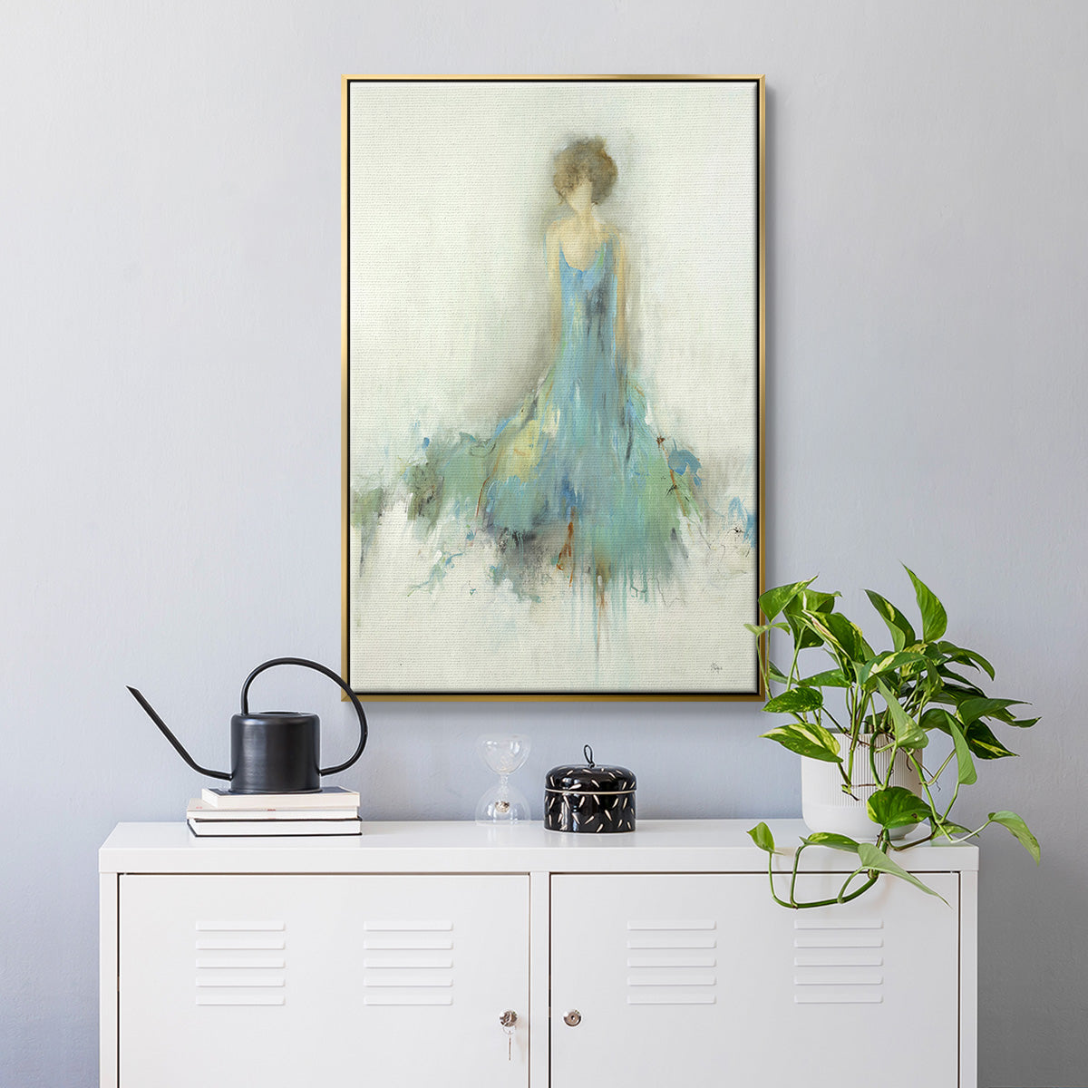 Reflection on You - Floater Framed Canvas Print