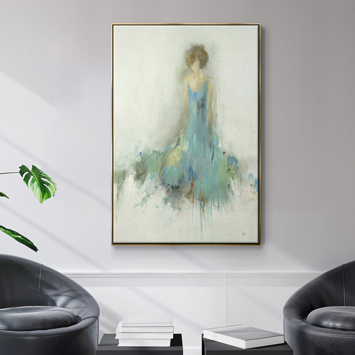 Reflection on You - Floater Framed Canvas Print