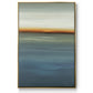 Beside the Blue I - Floater Framed Canvas Print