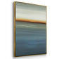 Beside the Blue I - Floater Framed Canvas Print