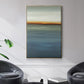 Beside the Blue I - Floater Framed Canvas Print