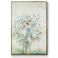 Textured Bouquet - Floater Framed Canvas Print