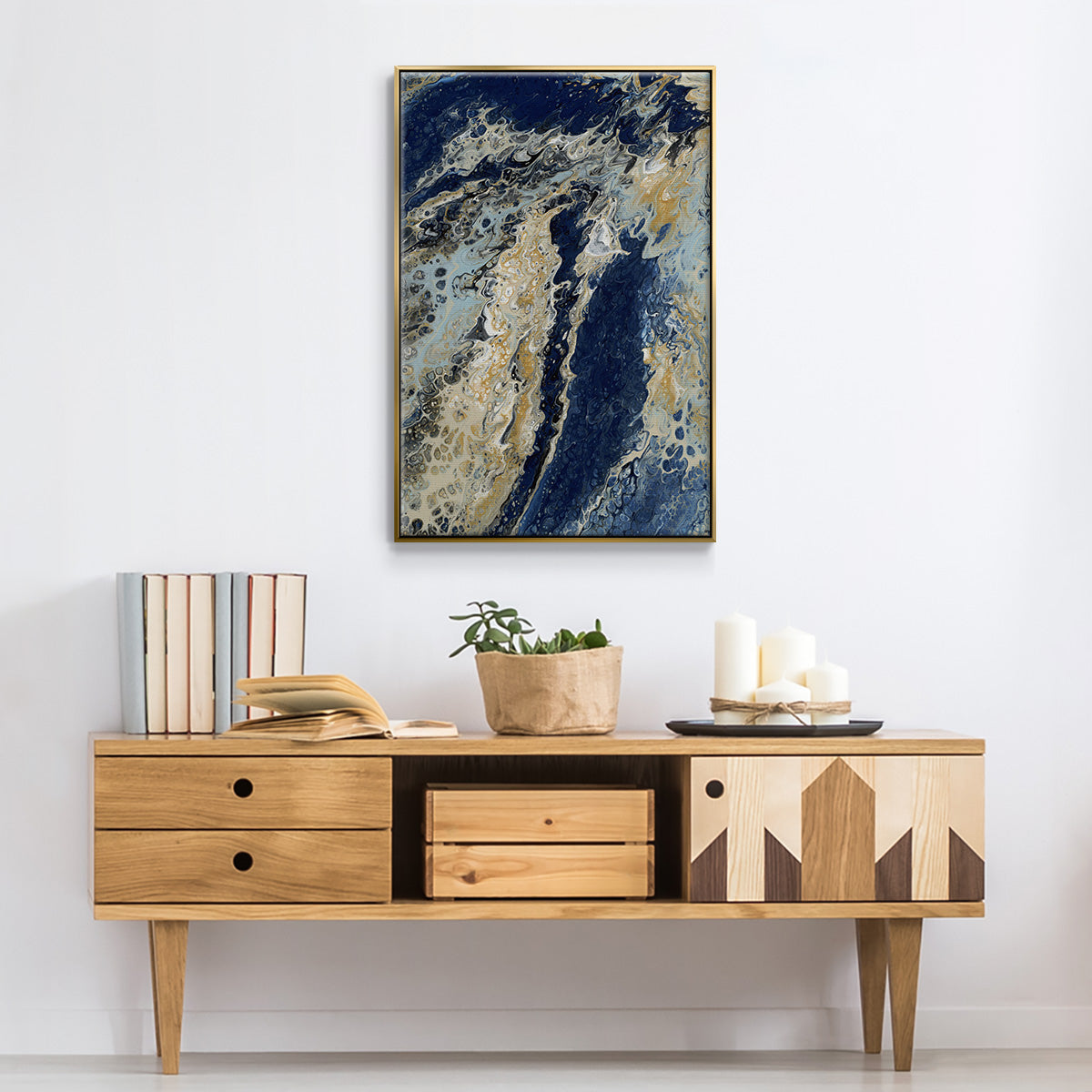 C39 - Floater Framed Canvas Print
