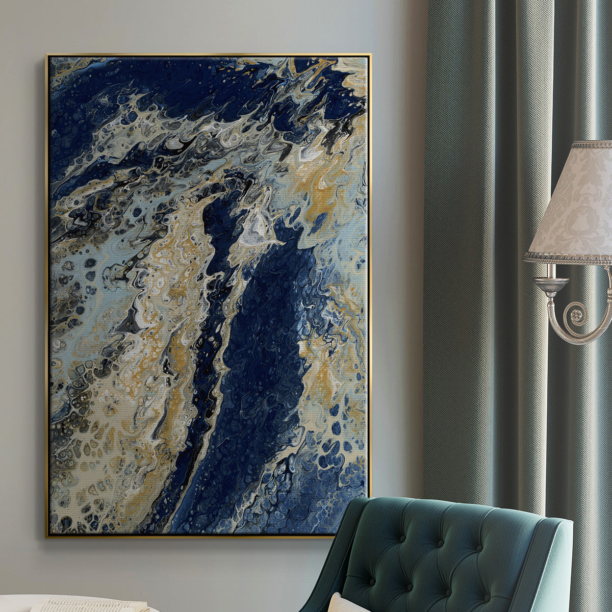 C39 - Floater Framed Canvas Print