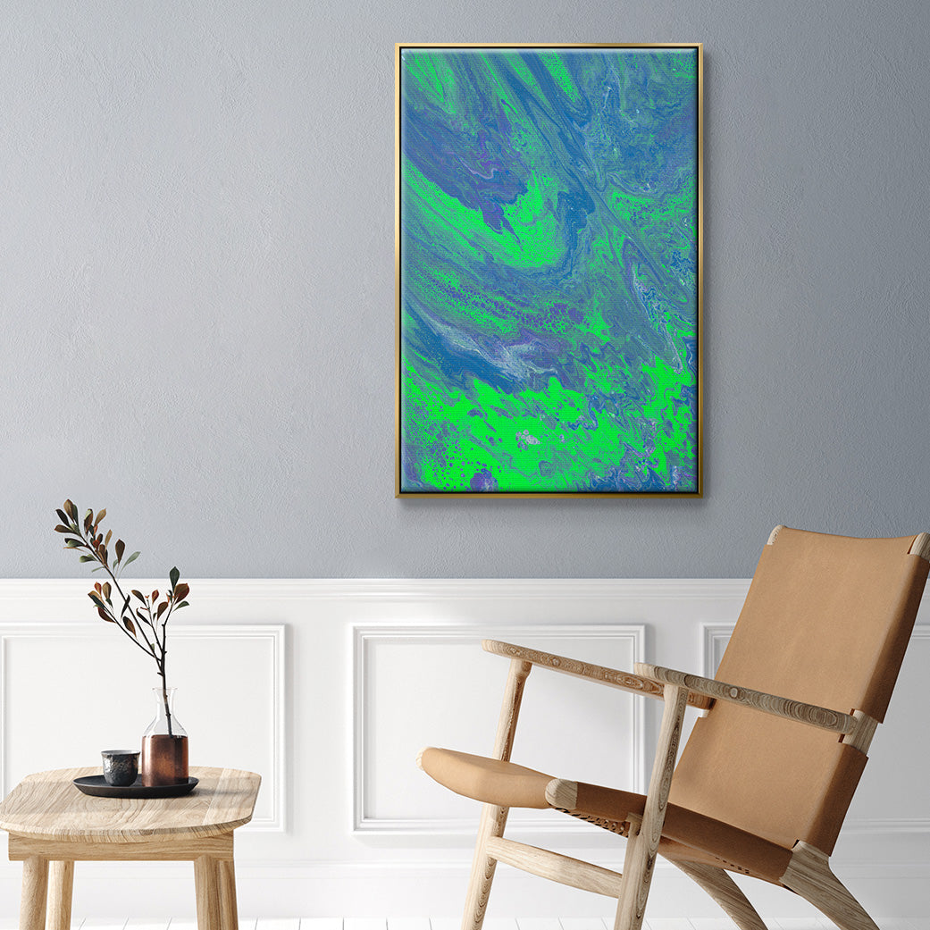 M93 - Floater Framed Canvas Print