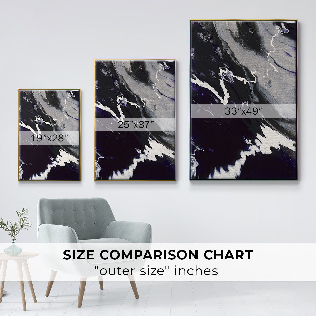 M108 - Floater Framed Canvas Print