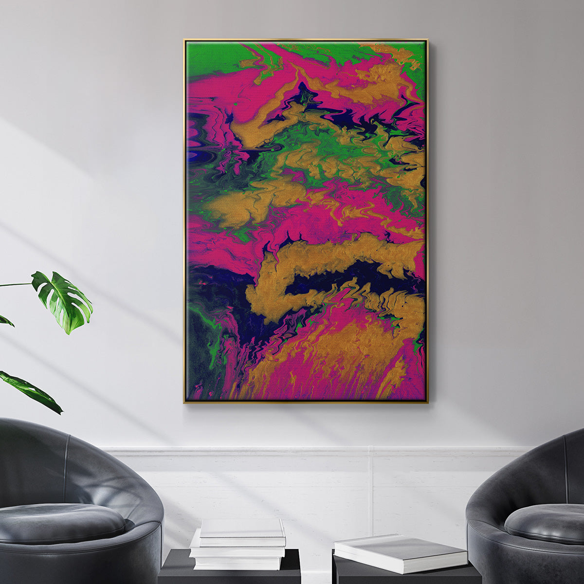 M48 - Floater Framed Canvas Print