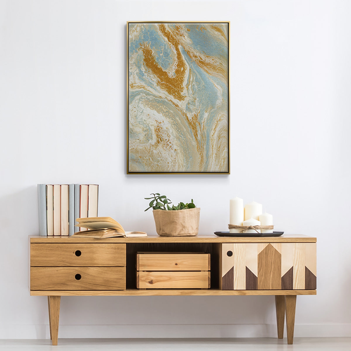 C41 - Floater Framed Canvas Print