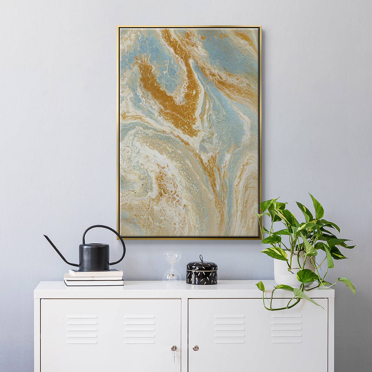 C41 - Floater Framed Canvas Print