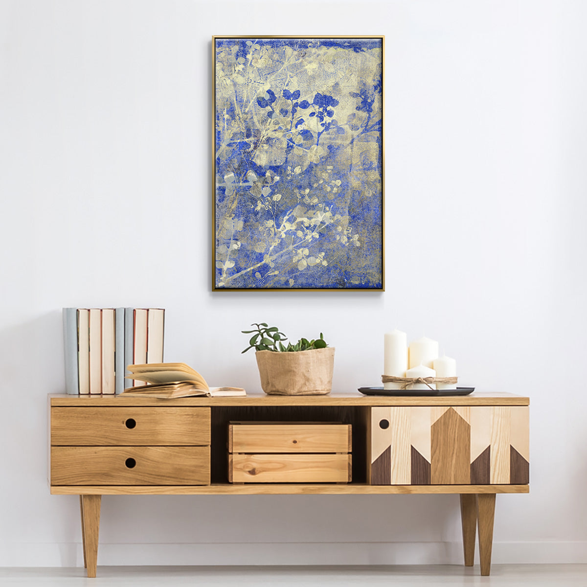 Boundless I - Floater Framed Canvas Print
