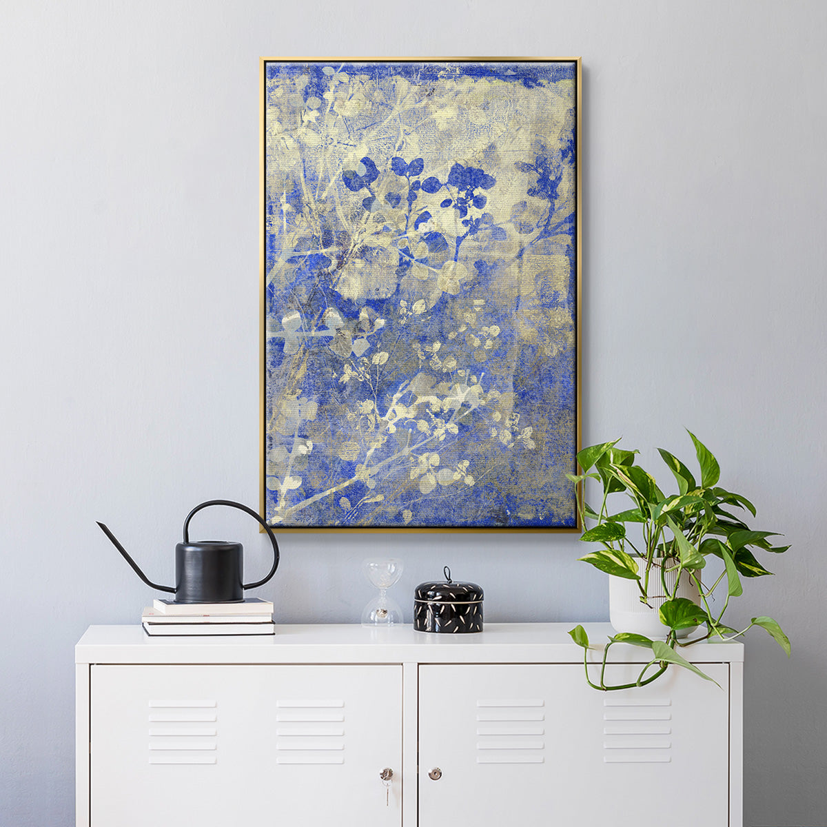 Boundless I - Floater Framed Canvas Print