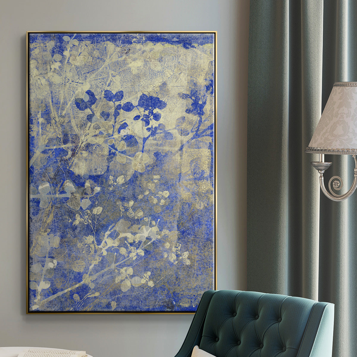 Boundless I - Floater Framed Canvas Print