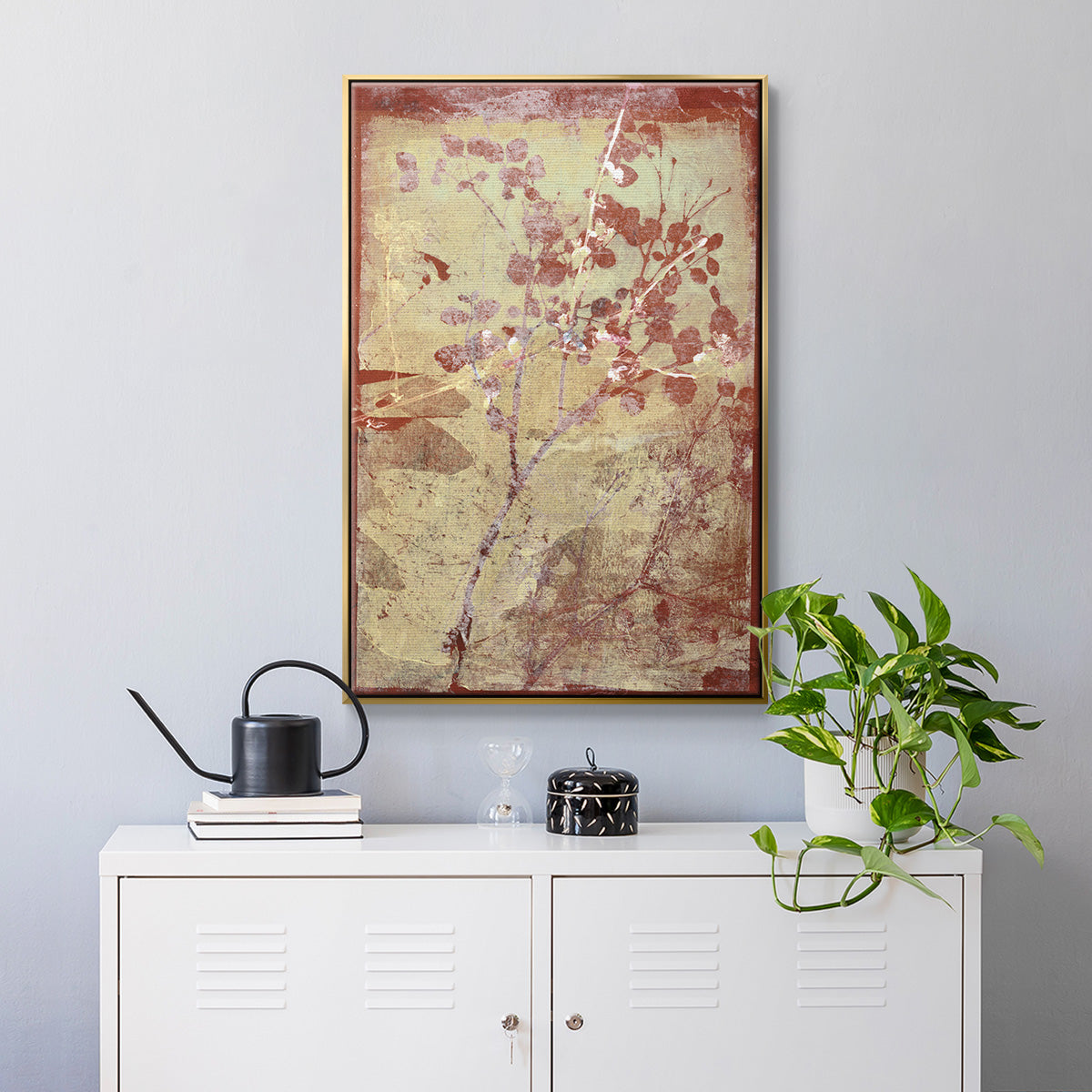 Boundless IV - Floater Framed Canvas Print