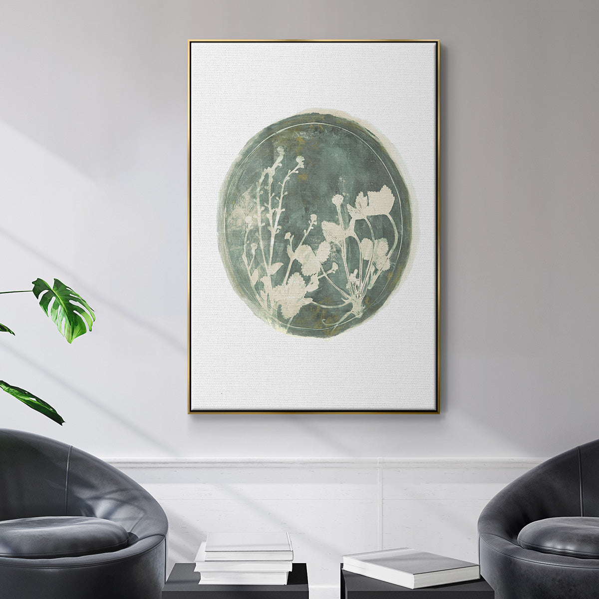 Strawberries and Forge I - Floater Framed Canvas Print