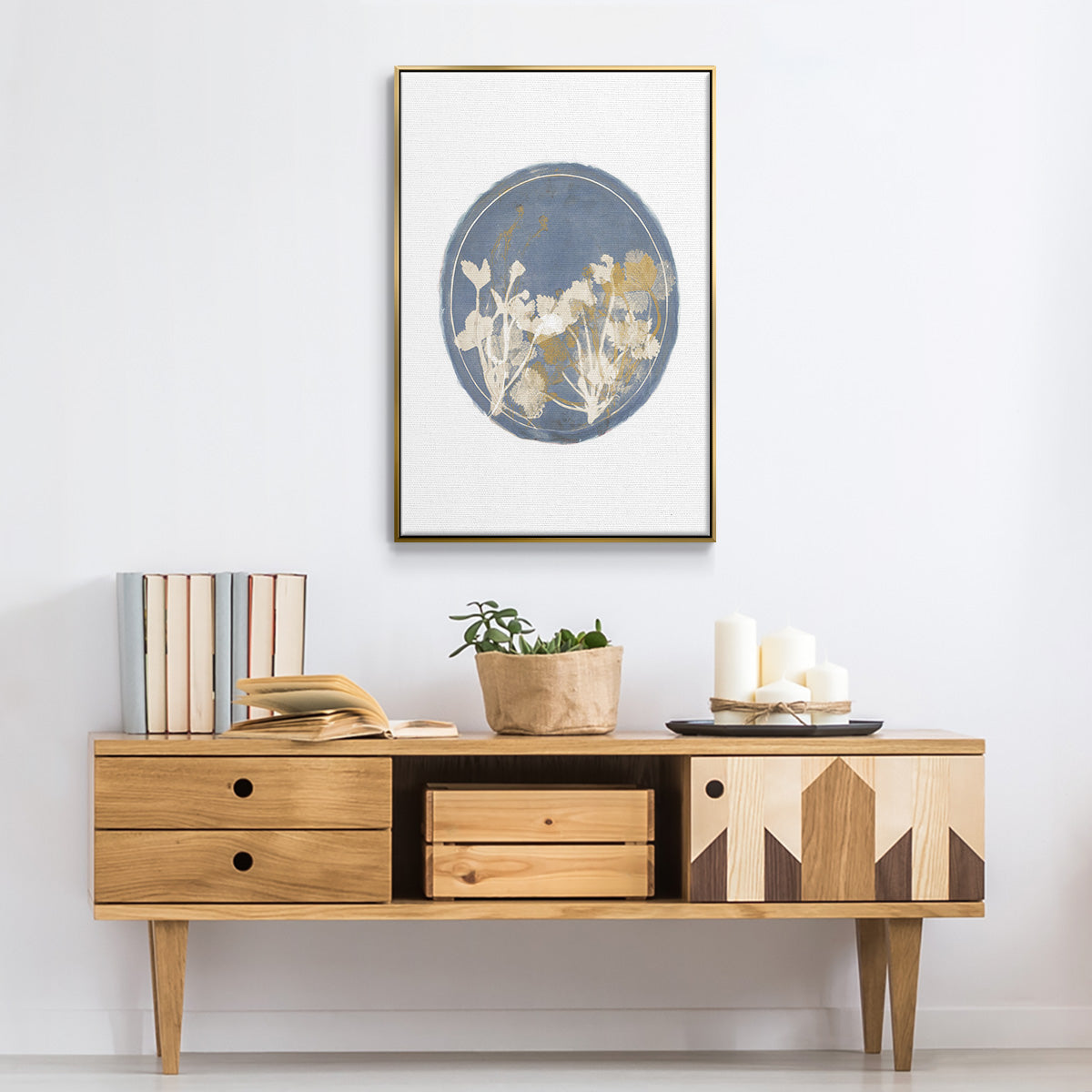 Strawberries and Forge II - Floater Framed Canvas Print