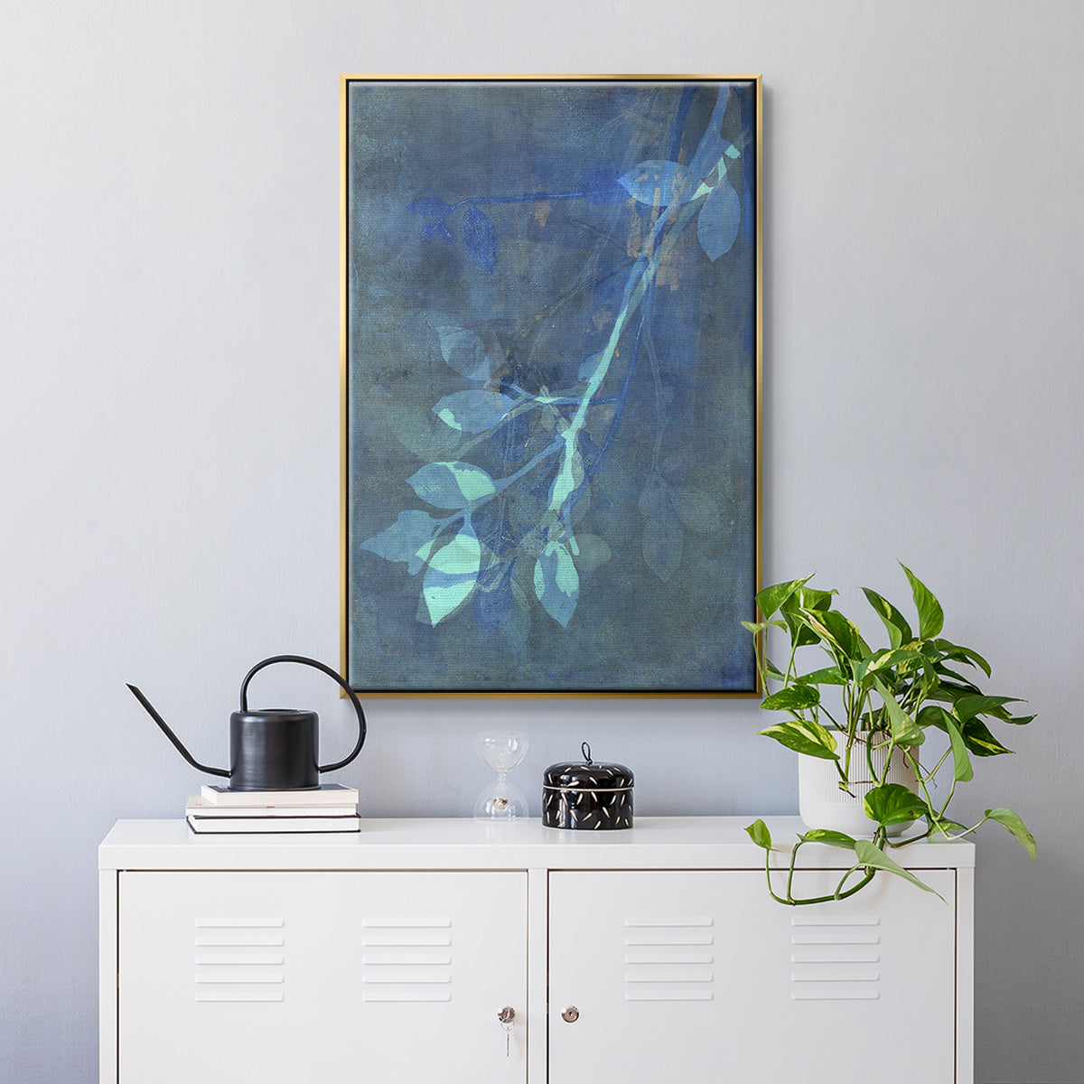 Branching Out VIII - Floater Framed Canvas Print