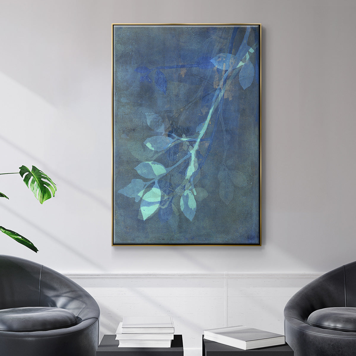 Branching Out VIII - Floater Framed Canvas Print