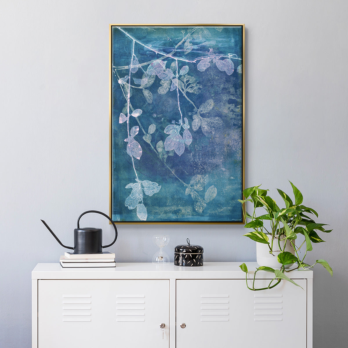 Branching Out VII - Floater Framed Canvas Print