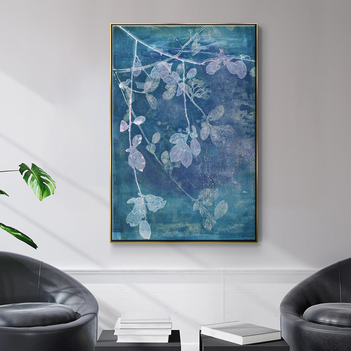 Branching Out VII - Floater Framed Canvas Print