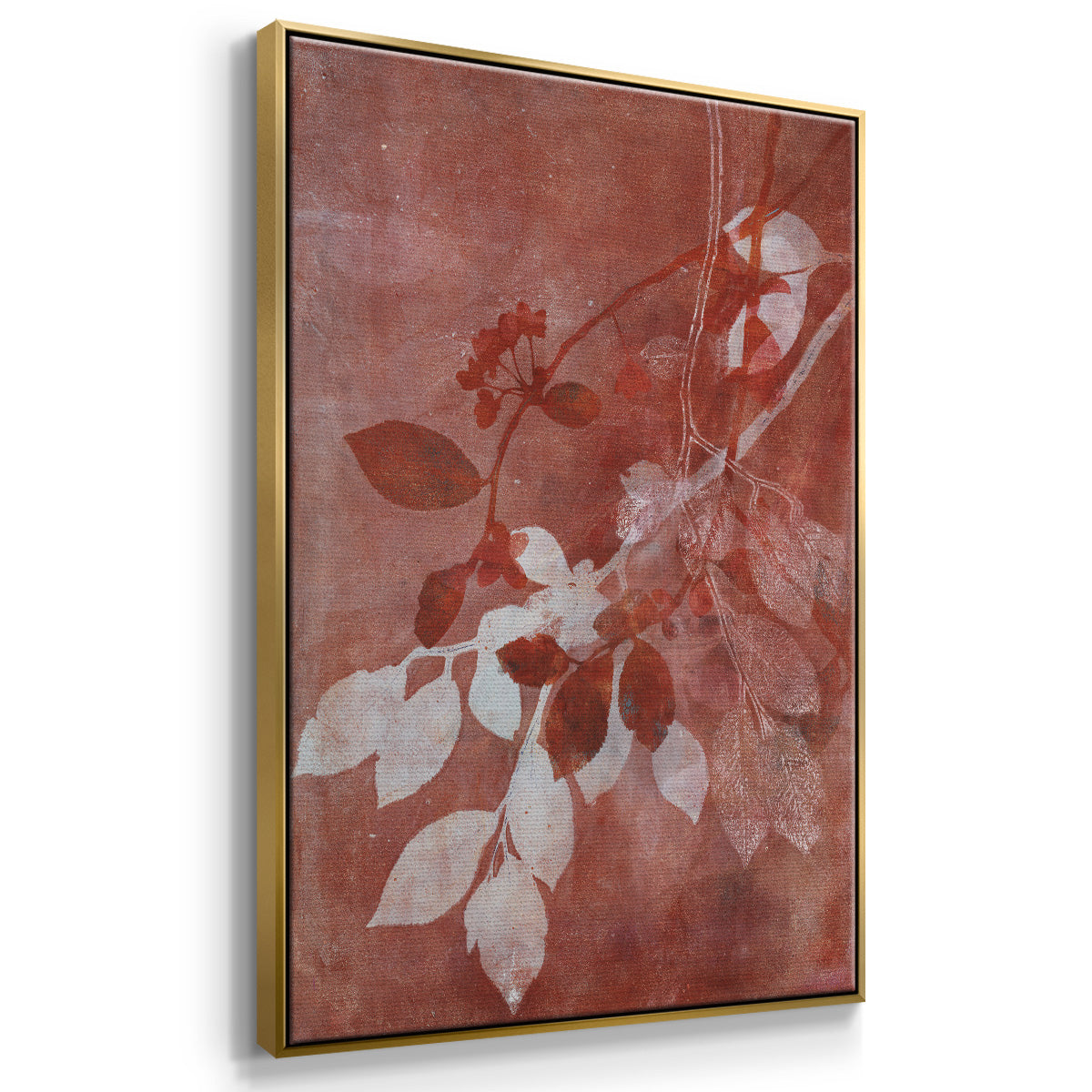 Branching Out XVI - Floater Framed Canvas Print