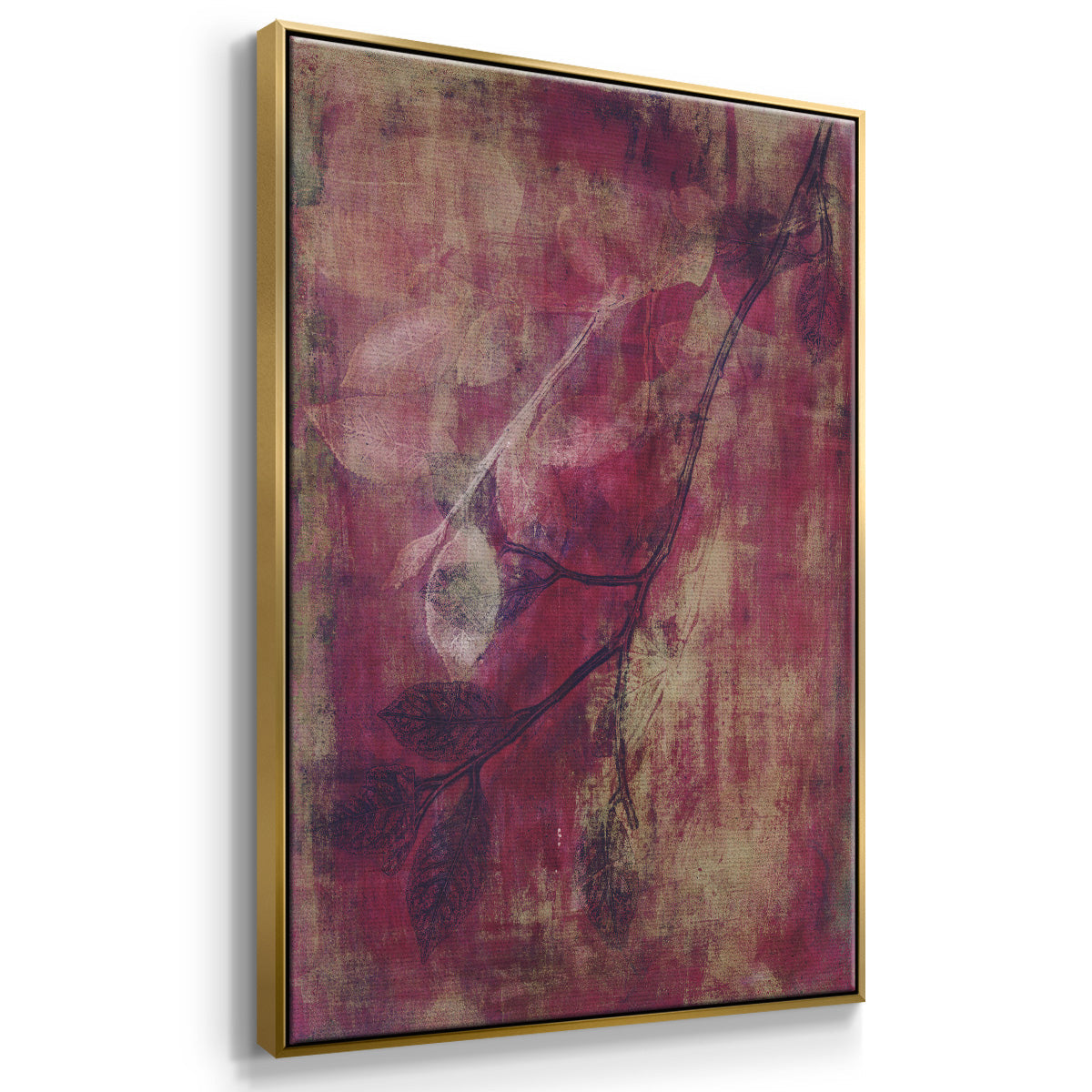 Branching Out XVII - Floater Framed Canvas Print